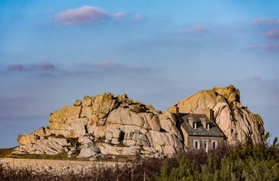 Photo - site of the Gouffre at Plougrescant