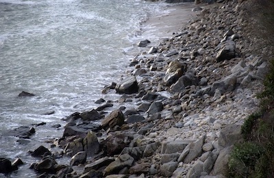 Photo - evening light on Pors Raden Creek