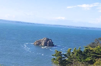 Photo - la Roche Mignonne à marée haute