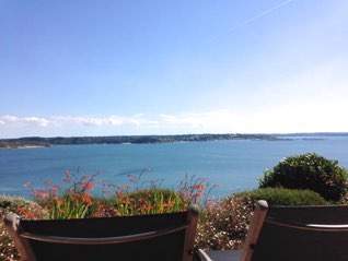 Vue mer de la terrasse vers le Sud