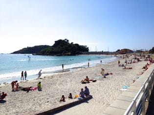 Plage de Tresmeur à Trébeurden l'été