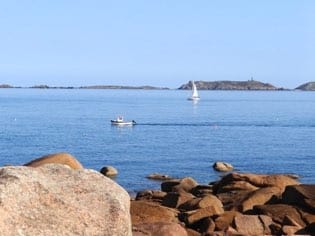 Vue sur les Sept Iles depuis Ploumanac’h