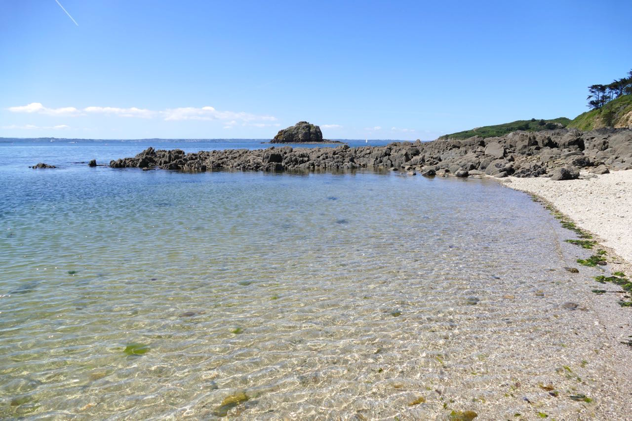 Crique sauvage Pors Raden à Trébeurden